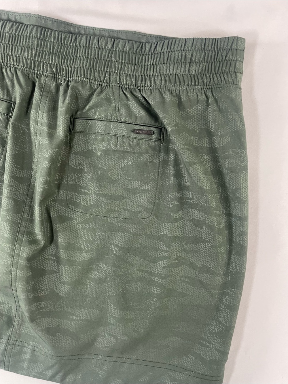 Orvis Olive Green Camouflage Mini Skirt - Picture 5 of 9